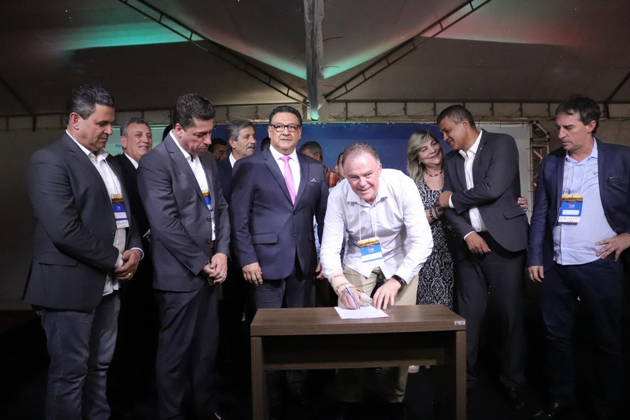 No evento foi assinada a ordem implantação do Porto Central, em Presidente Kennedy. Foto: Bruno Fritz