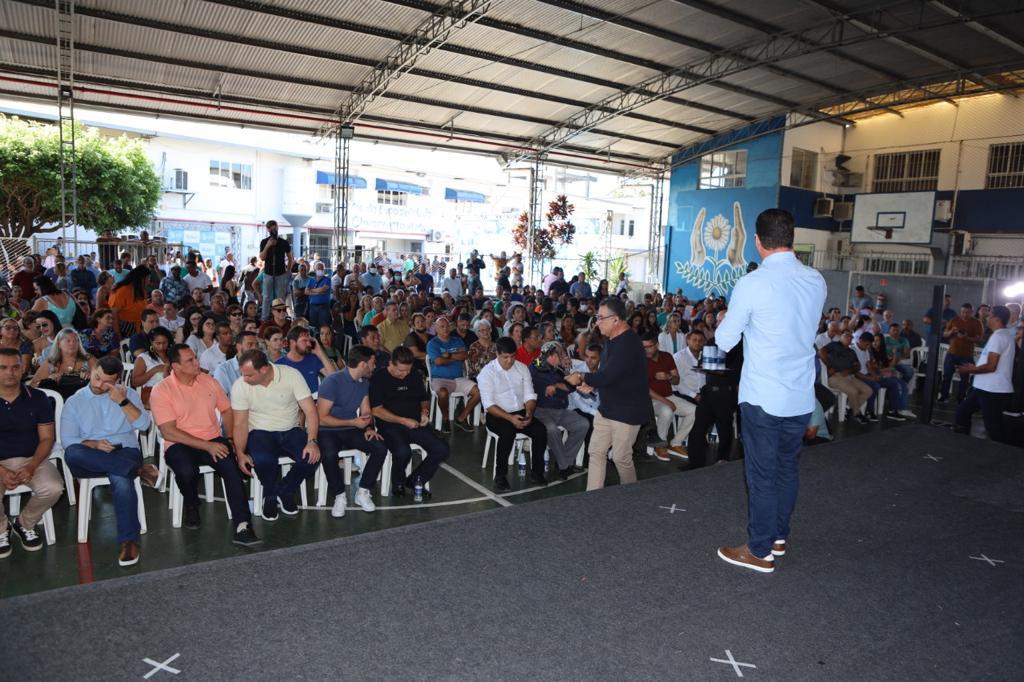 Vereadores, prefeitos, lideranças e comunidade marcaram presença no evento. / Foto: Arnaldo Peruzo