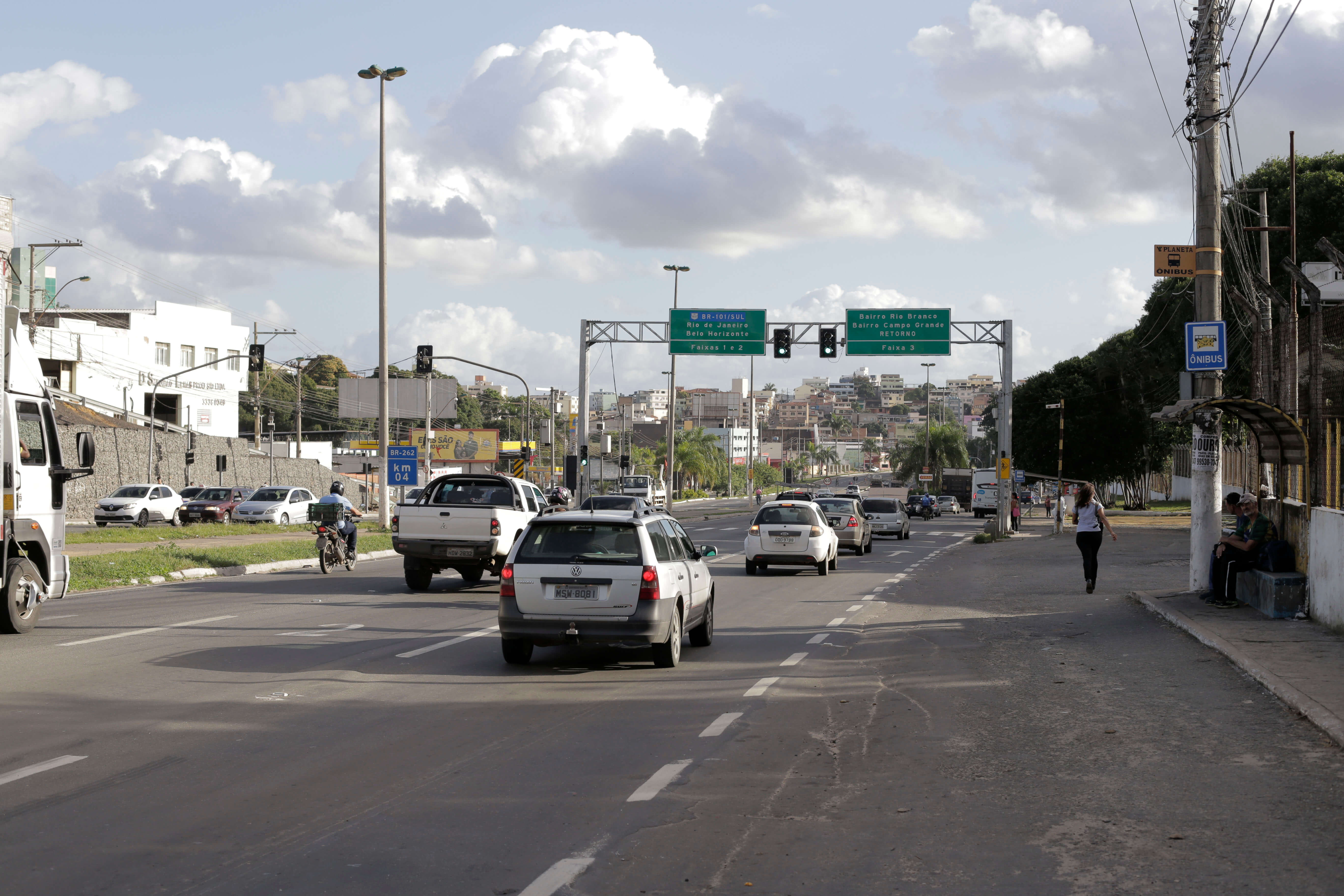 Trecho da BR 262 pode se tornar a principal avenida de Cariacica / Foto: Bruno Fritz