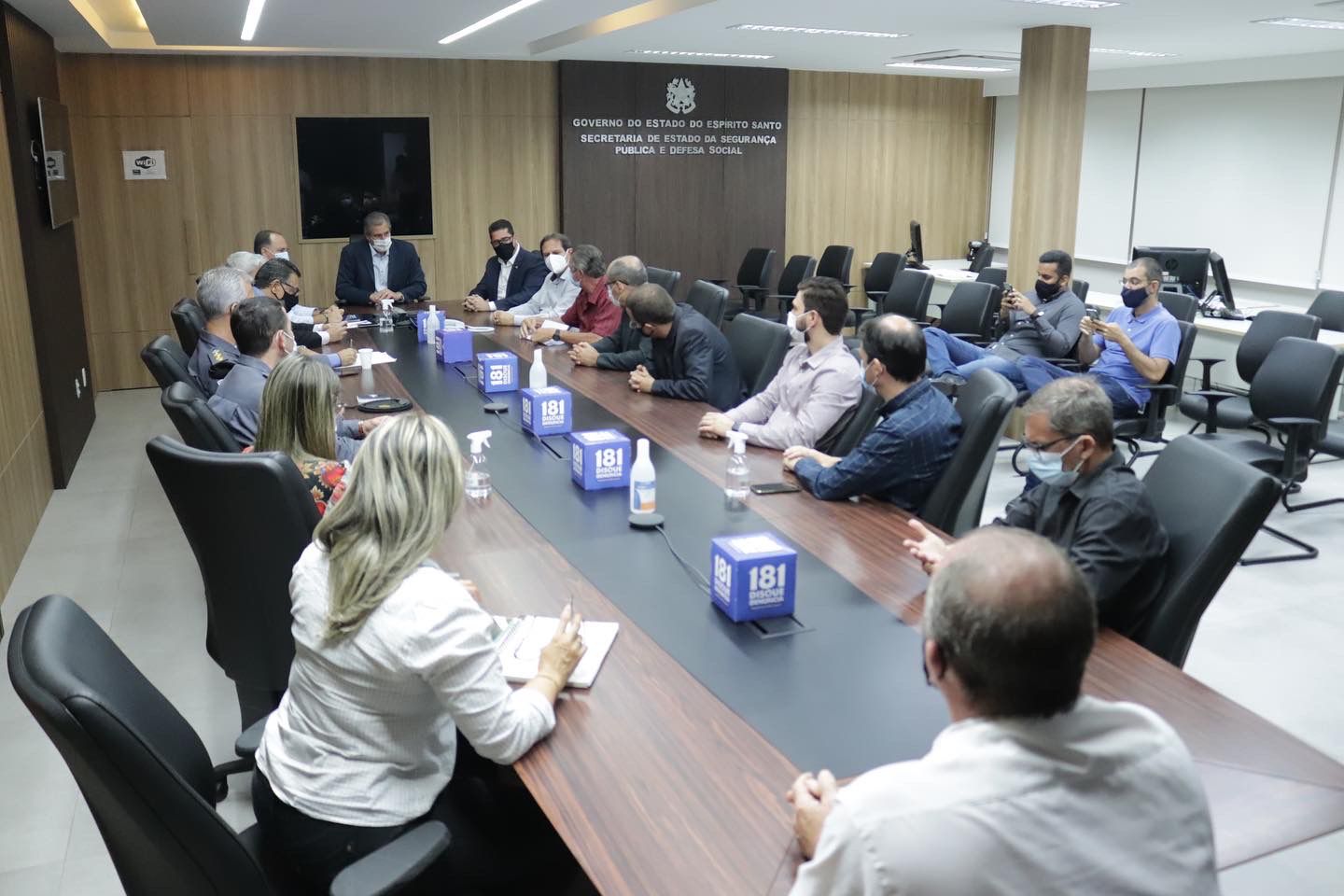 Durante a reunião, foram propostas sugestões para coibir a criminalidade na cidade de Santa Teresa. / Foto: Bruno Fritz