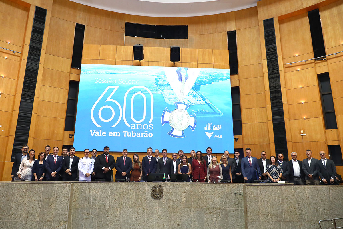 Assembleia Legislativa celebra 60 anos da Vale em Tubarão